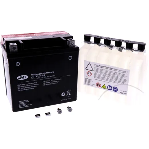 Batterie Motorrad YTX14H - BS JMT Alternative: 7071822 passend für: BMW R, F (800, 650, 700), C, K
