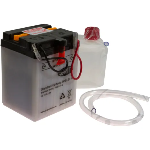 Battery motorcycle yb2. 5L - c JMT including acid pack for: Honda CG, MTX