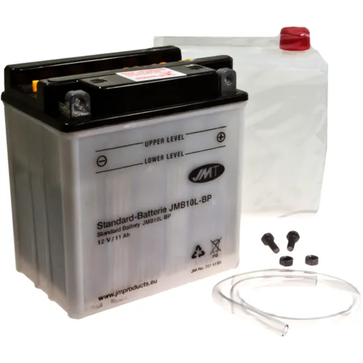 Batterie Motorrad YB10L - BP JMT passend für: Piaggio X8, Beverly, X9, Vespa GTS, GTV, GT