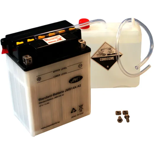Batterie Motorrad YB14A - A2 JMT passend für: Polaris Sportsman, Trail Boss, Scrambler