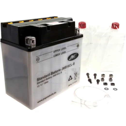Batterie Motorrad YB16CL - B JMT passend für: Kawasaki KVF, KLF, KEF, Bombardier Traxter, Quest
