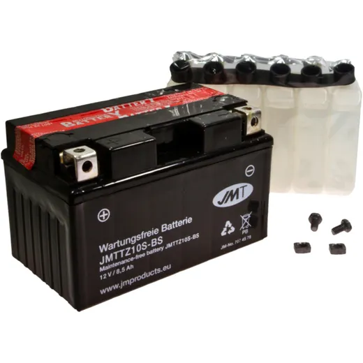 Battery motorcycle ttz10S - bs JMT including acid pack for: Honda CB, CBR, CBF
