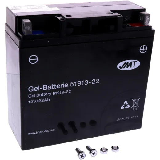 Batterie Motorrad 51913 Gel JMT Alternative: 7070168 2655 1938 passend für: BMW R, K