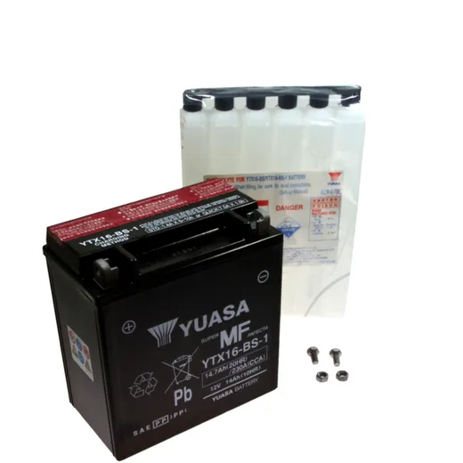 Batterie Motorrad YTX16 - BS - 1 Yuasa Alternative: 7073687 Gel 0100 passend für: Suzuki LT - F, LT - A