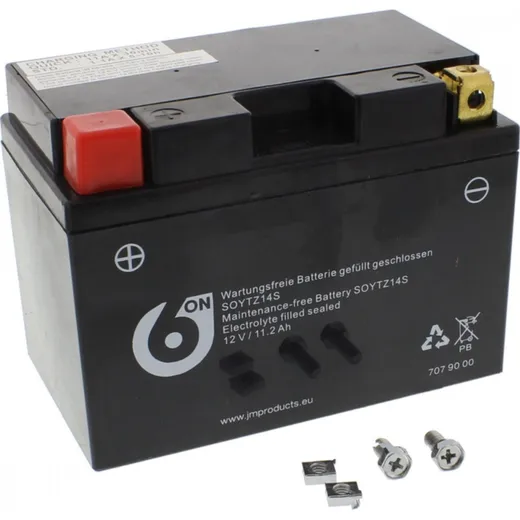 Motorcycle Battery YTZ14S WET 6-ON