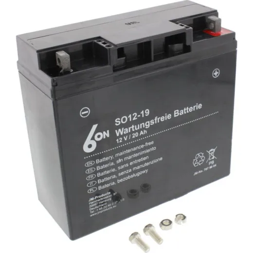 Battery motorcycle 12-19 wet 6on
