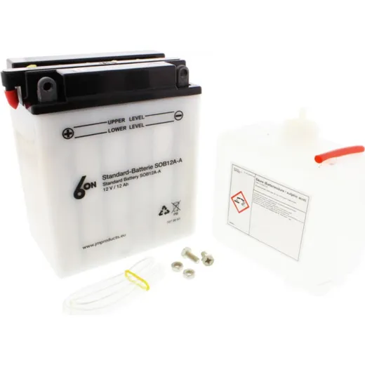Motorcycle Battery YB12A-A 6-ON