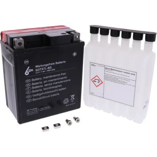Motorcycle Battery YTX7L-BS 6-ON
