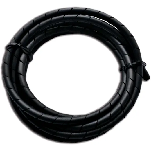 Spiral Schlauch schwarz 1.5 Meter für Kabel