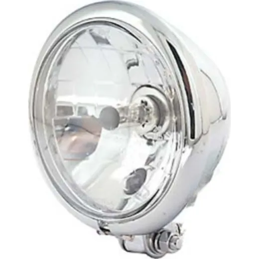 Headlight 5.75" h4 chrome 222020