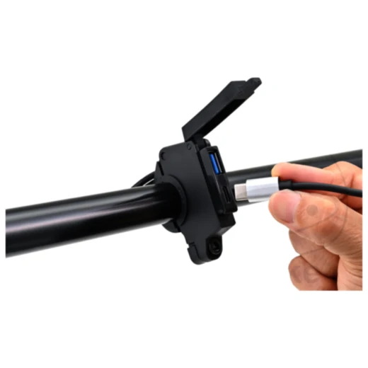 USB Socket 60W with 2 Ports PD/QC3.0 for Motorcycles_1