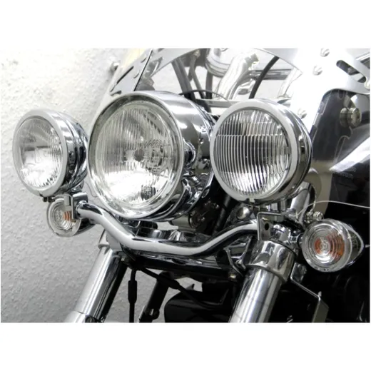 Lampenhalter vorne chrom Fehling passend für: Triumph Thunderbird