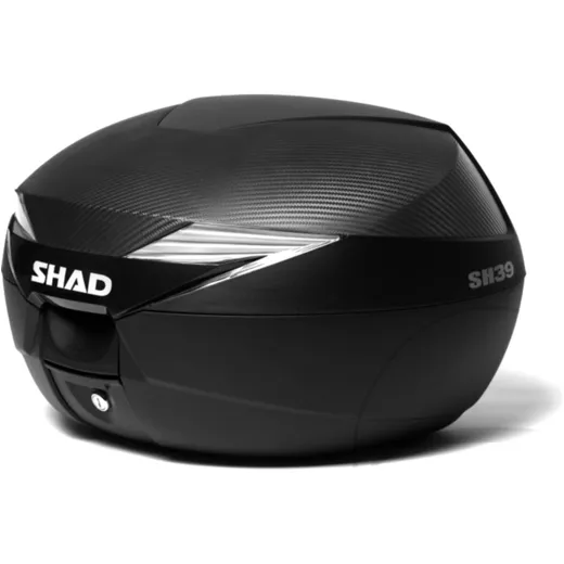 Topcase Carbon 39 Liter Shad SH39 mit Trägerplatte passend für: Honda CB, CBR, CBF