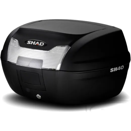 Topcase schwarz 40 Liter Shad SH40 mit Trägerplatte passend für: Honda CB, CBR, CBF
