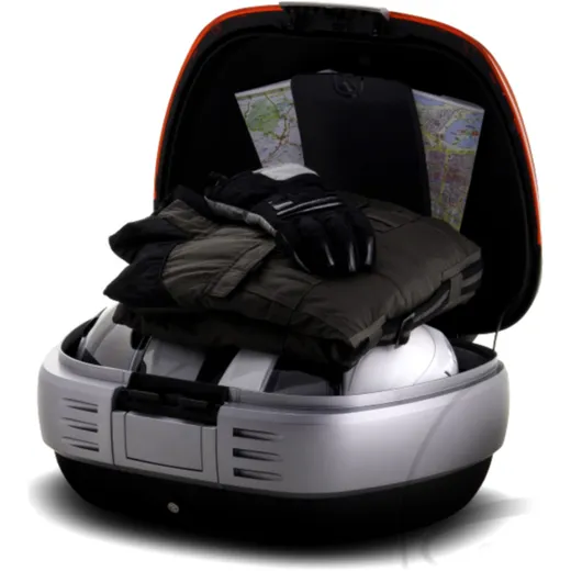 SHAD top case black 50L sh50 including mounting plate for: Hond