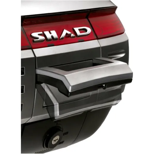 SHAD top case black 50L sh50 including mounting plate for: Hond