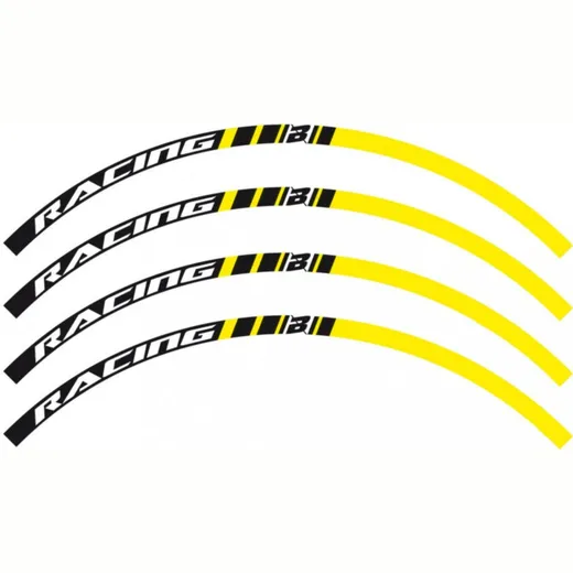 Felgenrandaufkleber BlackBird Racing 508140