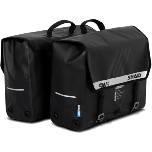 Satteltasche schwarz 2X25L Shad Inhalt 2 Stück SW42 passend für: Kawasaki Z, ER - 6N, ER - 6F