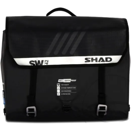 Pannier black 2X25L SHAD cont 2 pcs sw42 for: Kawasaki Z, ER -