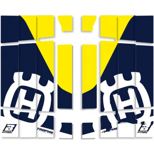 Blackbird racing radiator guards sticker set 983792