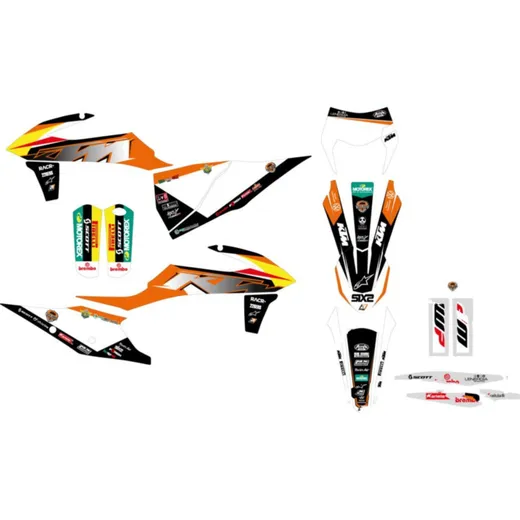 Sticker Aufkleber Satz BlackBird Racing 1092423