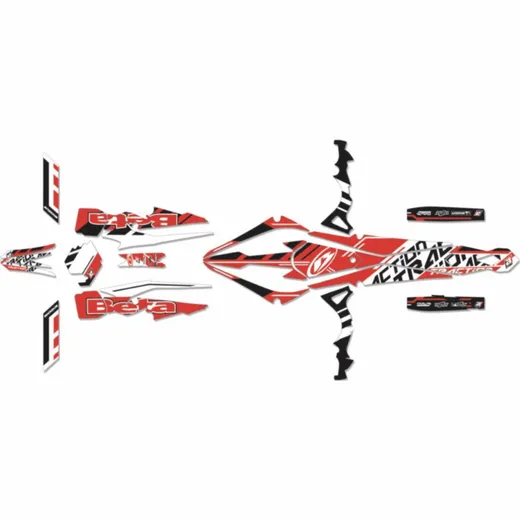 Sticker kit black bird racing 1092442