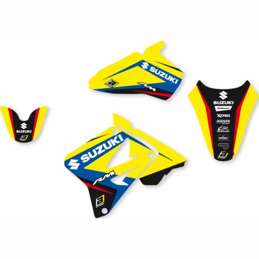 Sticker kit complete black bird racing 1092457