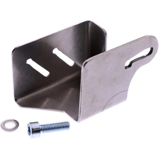Mudguard for brake fluid resevoir FEHLING rear stainless steel