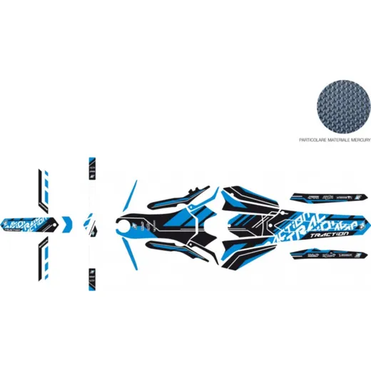Sticker kit black bird racing 1107984
