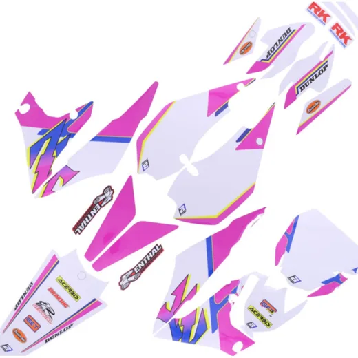 Sticker kit black bird racing 1108006