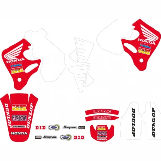 Sticker kit black bird racing 1108019