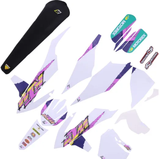 Sticker kit black bird racing 1108030