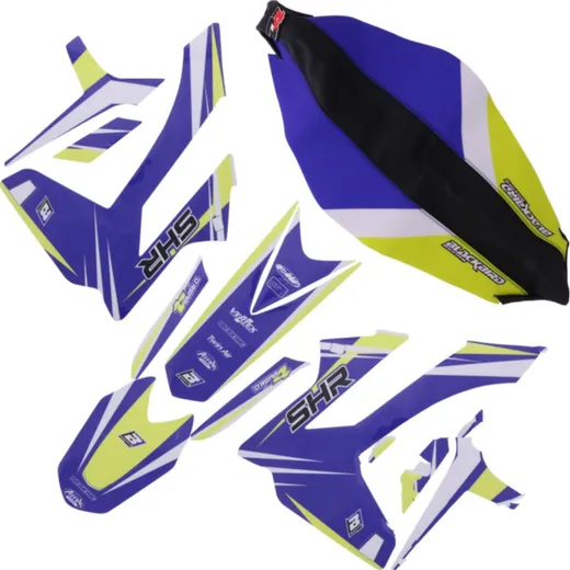Sticker kit black bird racing 1108046