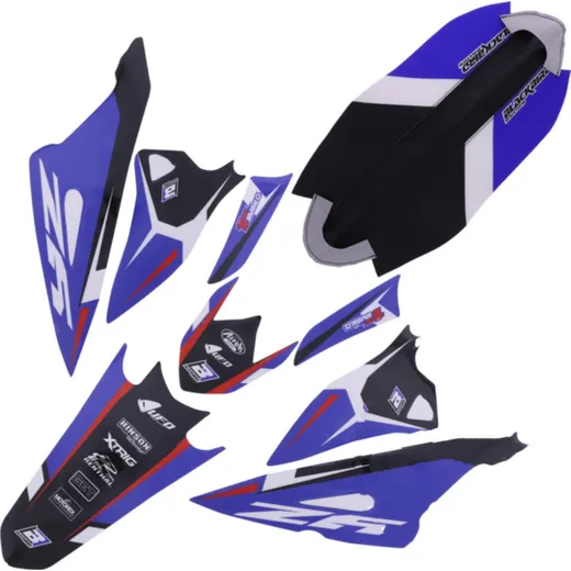 Sticker kit complete black bird racing 1108057