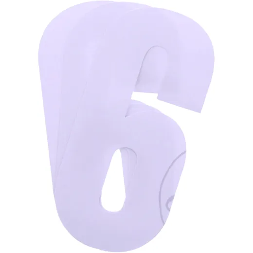 Startnummern für BlackBird Racing 3 Stück weiß 13x7 cm
