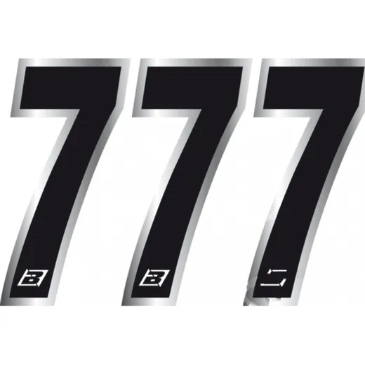 Startnummern NR.7 BlackBird Racing 1108325