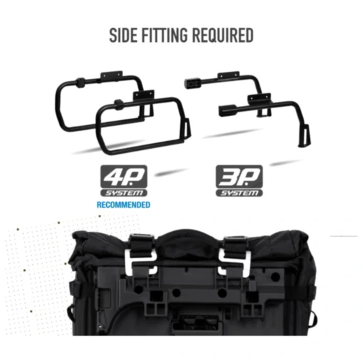 Pannier tr 2X32L SHAD cont 2 pcs tr40 for: BMW R, F (850, 800,