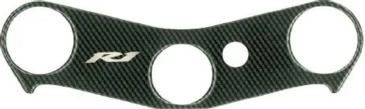 Gabelbrückenaufkleber Carbon für Yamaha R1