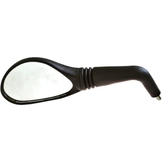 Spiegel oval schwarz/silber links passend für: MBK YQ, Yamaha YQ