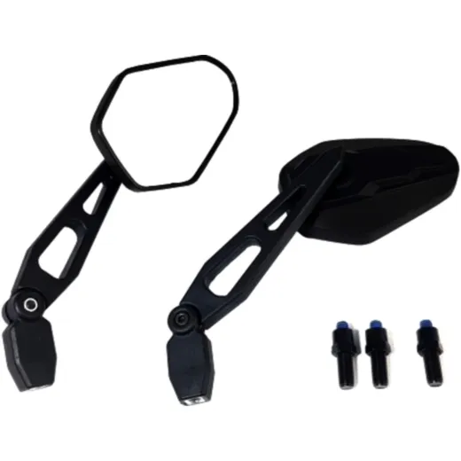 JMP Black Universal Mirror M10 for Motorcycles