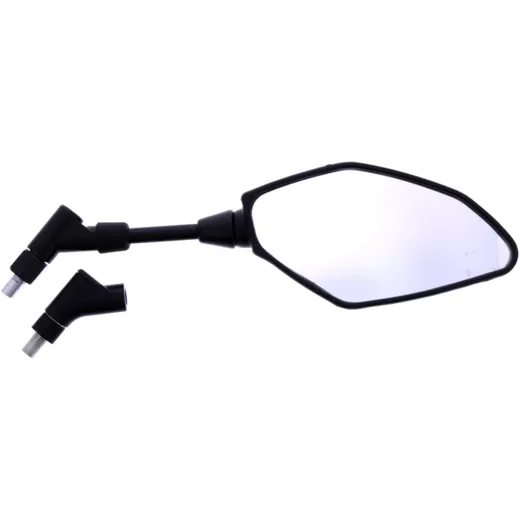 MIRROR BLACK FOR MOTORCYCLES RIGHT FAR