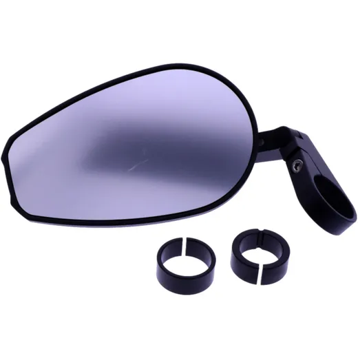 Lenkerendenspiegel Alu schwarz Daytona kurz