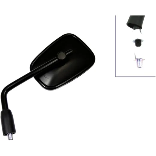 Mirror black left JMP for: Kawasaki Vulcan
