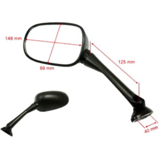 Mirror black JMP left hand for: Honda CBF 7134653_0