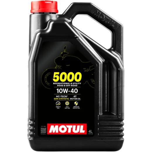 Motoröl 10W-40 für Motorräder 4T 4L Motul Semi-Synthetic