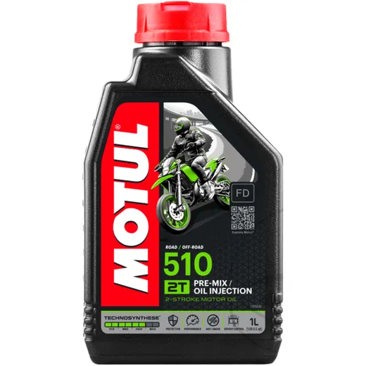 2-Takt-Motoröl 1L für 2T-Motorräder Motul 510 Semi-Synth