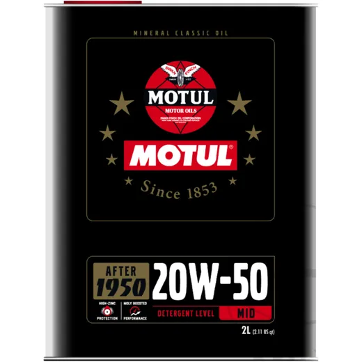 Motoröl 20W50 2L für Oldtimer und klassische Motorräder