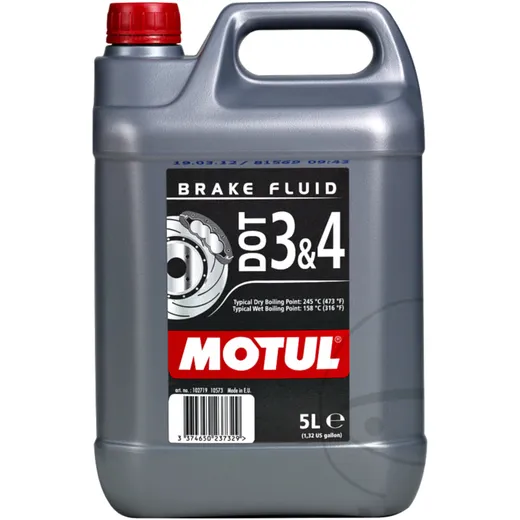 Bremsflüssigkeit DOT3/4 5L für Motorräder von Motul