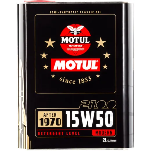 Motoröl 15W50 4T für klassische Motorräder 2L Motul teilsynthetisch