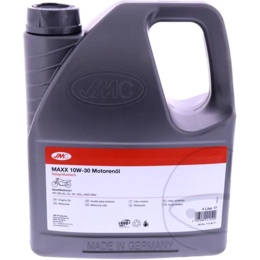 JMC MAXX 10W30 teilsynthetisches Motoröl 4T für Sport-Motorräder